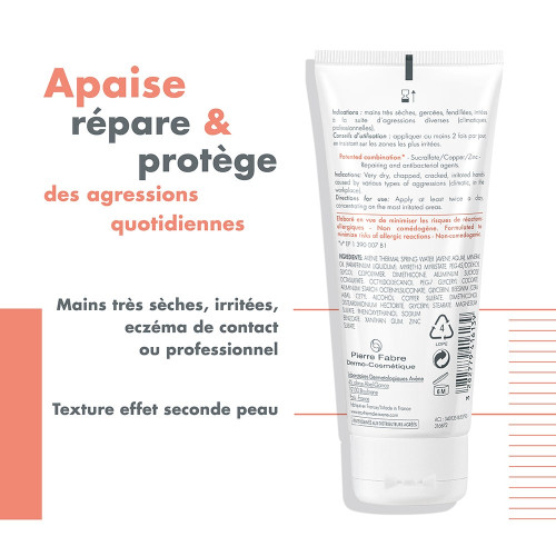 AVENE Cicalfate Mains 100mL - Réparation rapide pour mains sèches