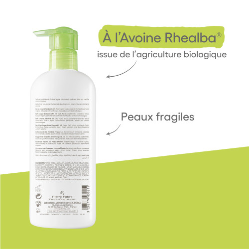 Aderma Lait Corps Hydratant 400mL - Hydratation 24h, Toucher Sec