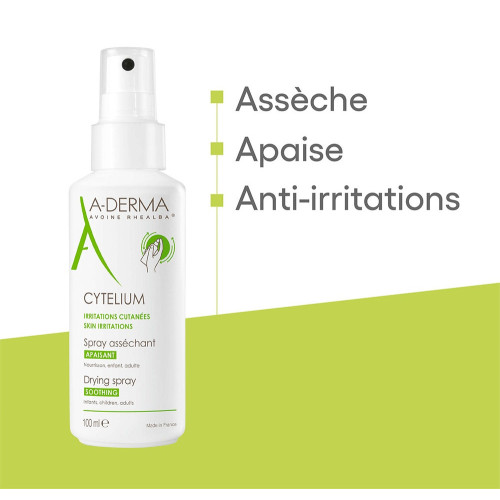 ADERMA Cytelium Lotion 100mL - Apaise et Assèche Irritations