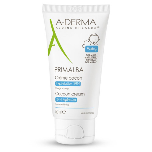 ADERMA Primalba Crème Cocon 50ml - Hydratation 24h Bébé