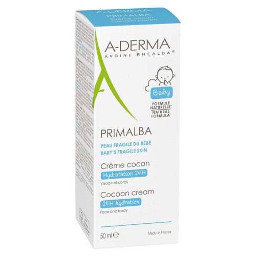 ADERMA Primalba Crème Cocon 50ml - Hydratation 24h Bébé