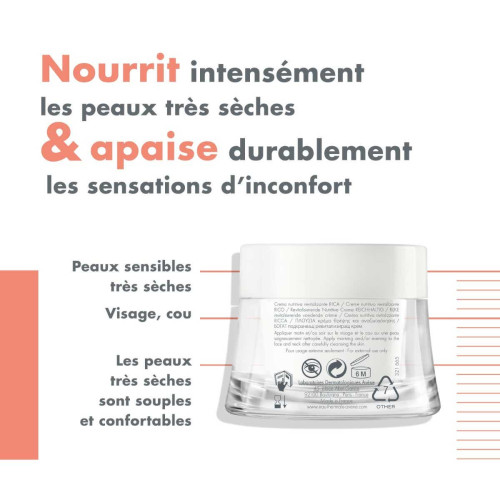 AVENE Crème Nutritive Revitalisante Riche 50ml - Soin Visage