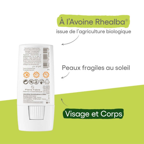 ADERMA Solaire Protect Stick SPF50 8g - Haute Protection