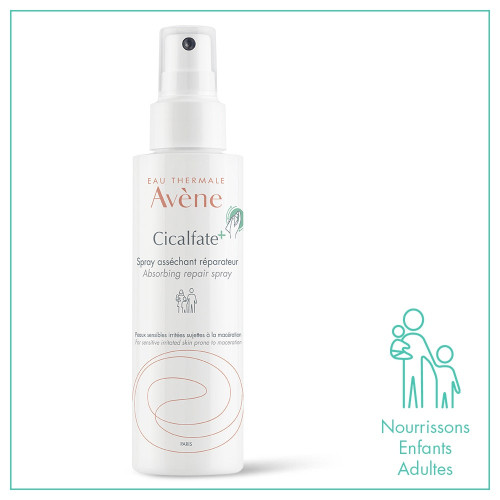 AVENE Cicalfate+ Spray 100ml - Apaise et Répare Peaux Irritées