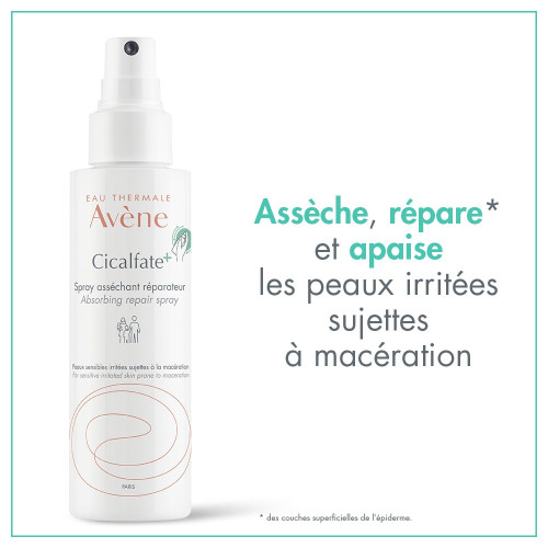 AVENE Cicalfate+ Spray 100ml - Apaise et Répare Peaux Irritées