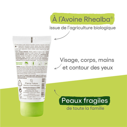 Aderma Crème Universelle Hydratante 50ml - Hydrate et Nourrit