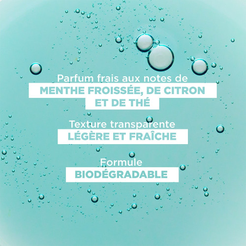 Klorane Shampoing Détox Menthe Bio 400ml - Purifie et Protège
