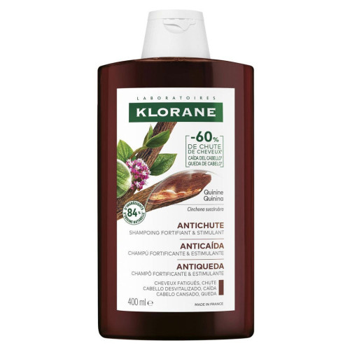 Klorane Shampooing Quinine Edelweiss 400ml Fortifiant Anti-Chute