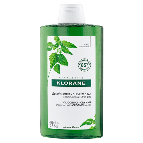 Klorane Shampoing Ortie Bio 400ml - Purifie et Léger