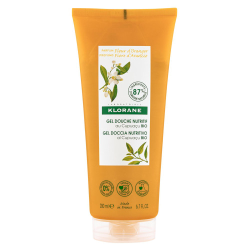 Klorane Crème Douche Nutritive Fleur d'Oranger 200ml - Hydratation