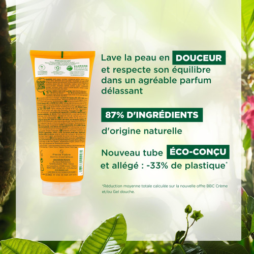 Klorane Crème Douche Nutritive Fleur d'Oranger 200ml - Hydratation