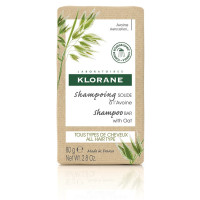 Klorane Shampooing Solide Avoine 80g - Doux et Hydratant