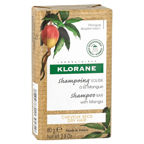 Klorane Shampooing Solide Mangue 80g - Nourrit et Protège