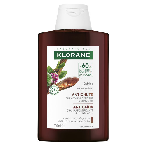 KLORANE Force Shampoing Bio Quinine Edelweiss 200ml - Anti-chute