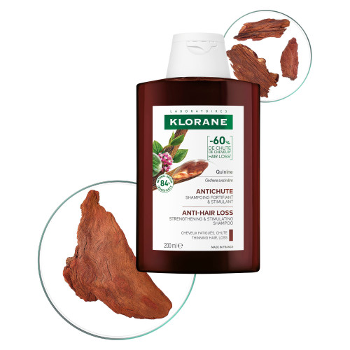 KLORANE Force Shampoing Bio Quinine Edelweiss 200ml - Anti-chute