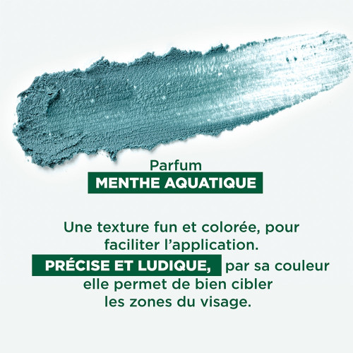 Klorane Masque Stick Menthe Bio Argile Bio 25g - Purifie et Matifie