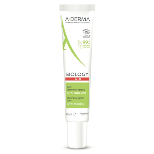 ADERMA Biology AR 40ml - Soin Anti-Rougeurs Bio Apaisant
