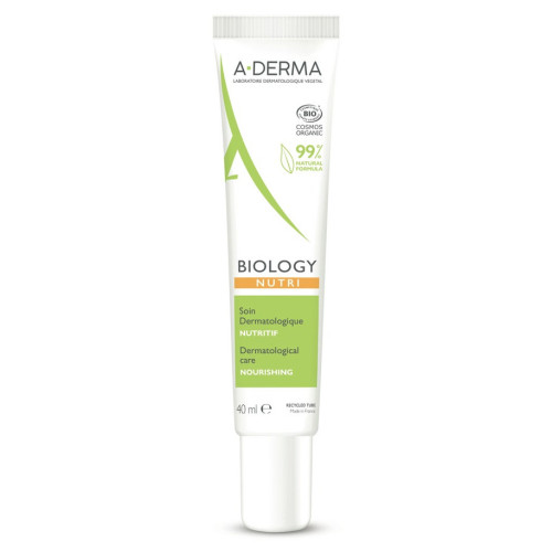 ADERMA Biology Nutri 40ml - Soin Visage Bio Hydratant 24h