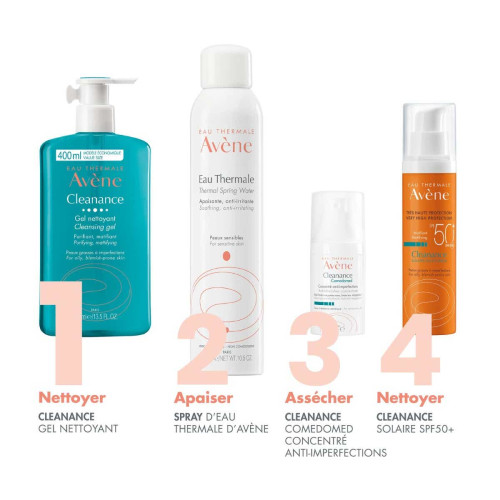 AVENE Cleanance Gel Nettoyant 100ml - Peau Net et Fraîche