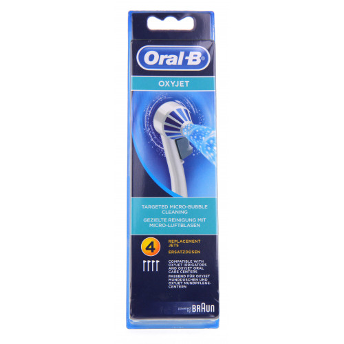 ORAL B 4 Canules de rechange pour l'hydropulseur Oral-B Oxyjet-5709 ORAL B 4 Canules de rechange pour l'hydropulseur Oral-B Oxyjet-5709