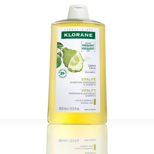 Klorane Shampoing Cédrat 400ml - Légèreté et Fraîcheur