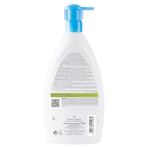 ADERMA Primalba Lait Toilette 500ml - Nettoie Hydrate Apaise
