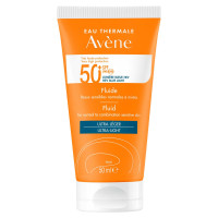 AVENE Fluide SPF50+ 50ml - Protection UVB/UVA ultra-légère