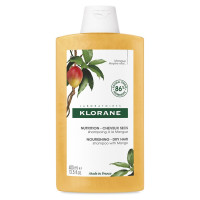 Klorane Shampooing Nutrition Mangue 400ml - Cheveux Secs Doux