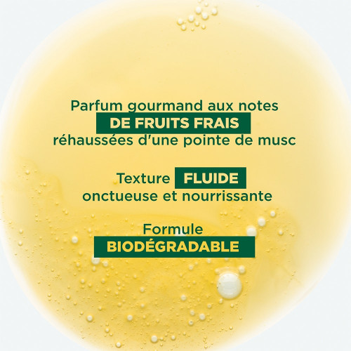 Klorane Shampooing Nutrition Mangue 400ml - Cheveux Secs Doux