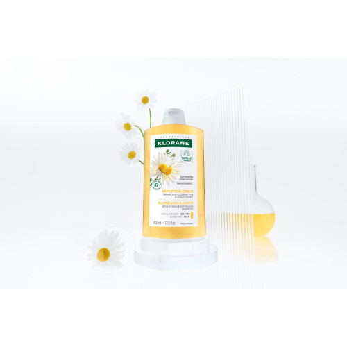 Klorane Shampoing Camomille 400ml - Blondissant et Illuminateur