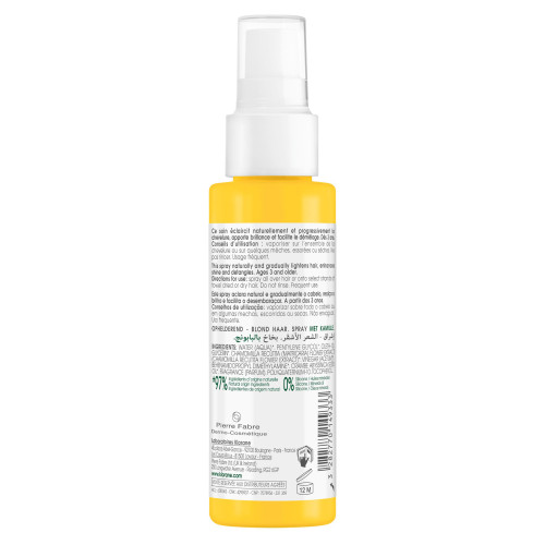Klorane Spray Camomille Cheveux Blonds 100ml - Eclat Naturel