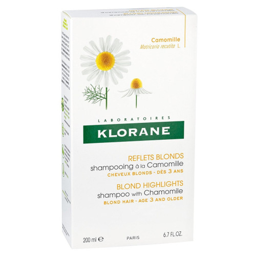 Klorane Shampooing Camomille Bio 200ml - Illumine Cheveux Blonds