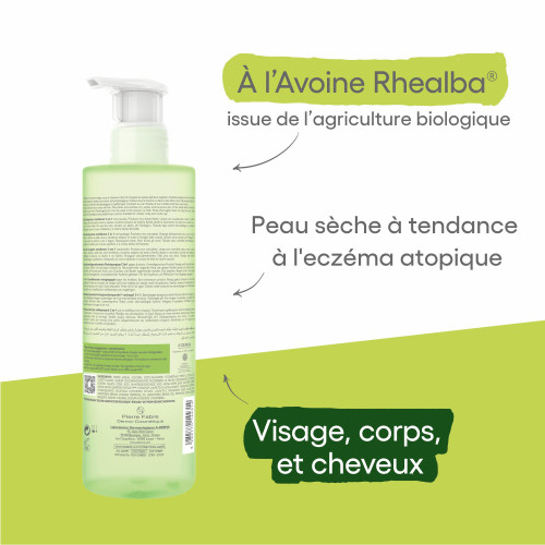 ADERMA Exomega Control Gel Lavant 500ml - Apaise Peaux Sèches