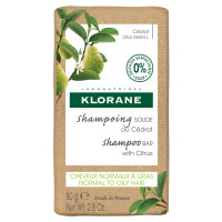 Klorane Shampoing Cédrat 80g - Cheveux frais et légers avec