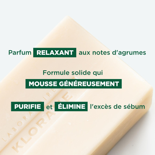 Klorane Shampoing Cédrat 80g - Cheveux frais et légers avec