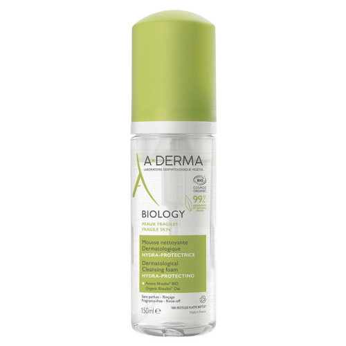 ADERMA Biology Mousse Nettoyante 150ml - Nettoie et Hydrate