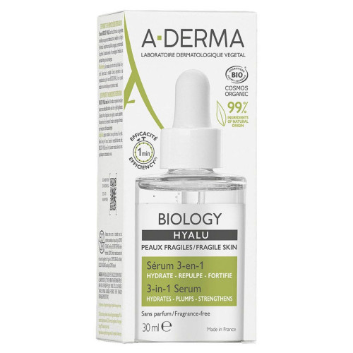 ADERMA Biology Hyalu Sérum Bio 30ml - Hydrate et Fortifie