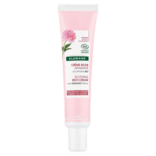 Klorane Crème Pivoine Bio 40ml - Apaise et Nourrit