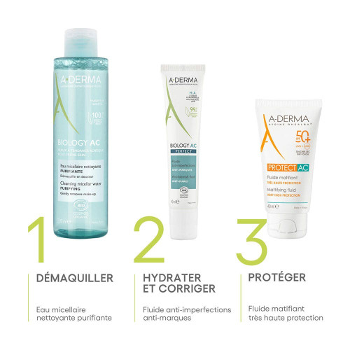 ADERMA Biology AC 400ml - Nettoyant Purifiant Doux