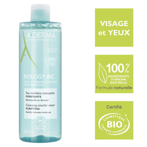 ADERMA Biology AC 400ml - Nettoyant Purifiant Doux