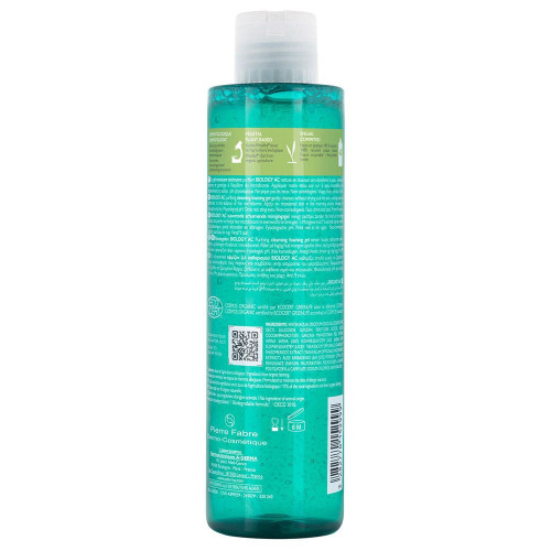 Aderma Biology AC Gel Purifiant 200ml - Nettoyage Doux Peaux Acnéiques