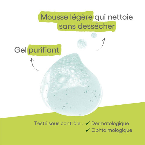 Aderma Biology AC Gel Purifiant 200ml - Nettoyage Doux Peaux Acnéiques