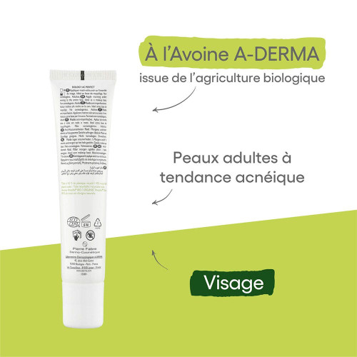 ADERMA Biology AC Fluide Anti-Imperfections 40ml - Peau Lisse et Saine