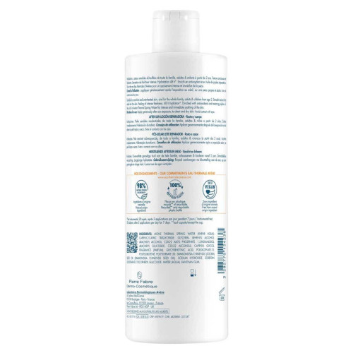 AVENE Lait Réparateur Après-Soleil 400ml - Apaise Peaux Sensibles