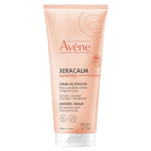 AVENE Xeracalm Crème Douche 200ml - Apaise et Hydrate Peaux Sèches