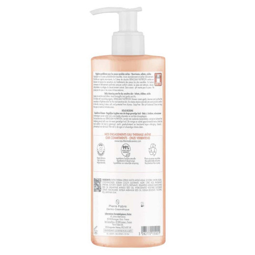 AVENE Xeracalm Crème Douche 500ml - Apaise et Hydrate Peaux Sèches