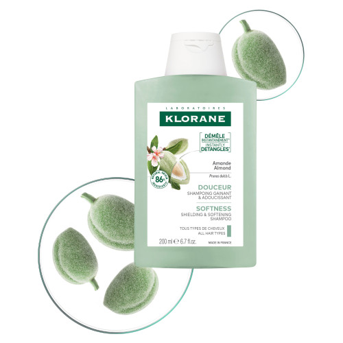 Douceur - Tous Types de Cheveux Shampoing Gainant à l'Amande 200 ml