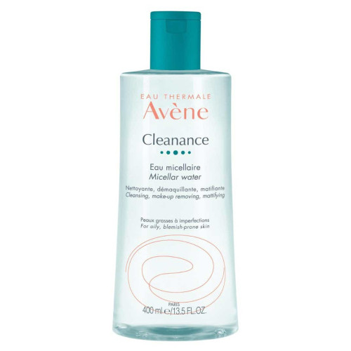 Cleanance eau micellaire nettoie démaquille matifie 400ml