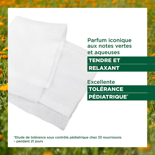 Klorane Bébé 70 Lingettes Nettoyantes Douces