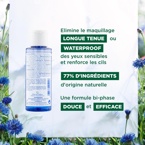 Démaquillant yeux waterproof au bleuet 100 ml